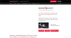 Desktop Screenshot of modelsociety.com
