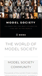 Mobile Screenshot of modelsociety.org